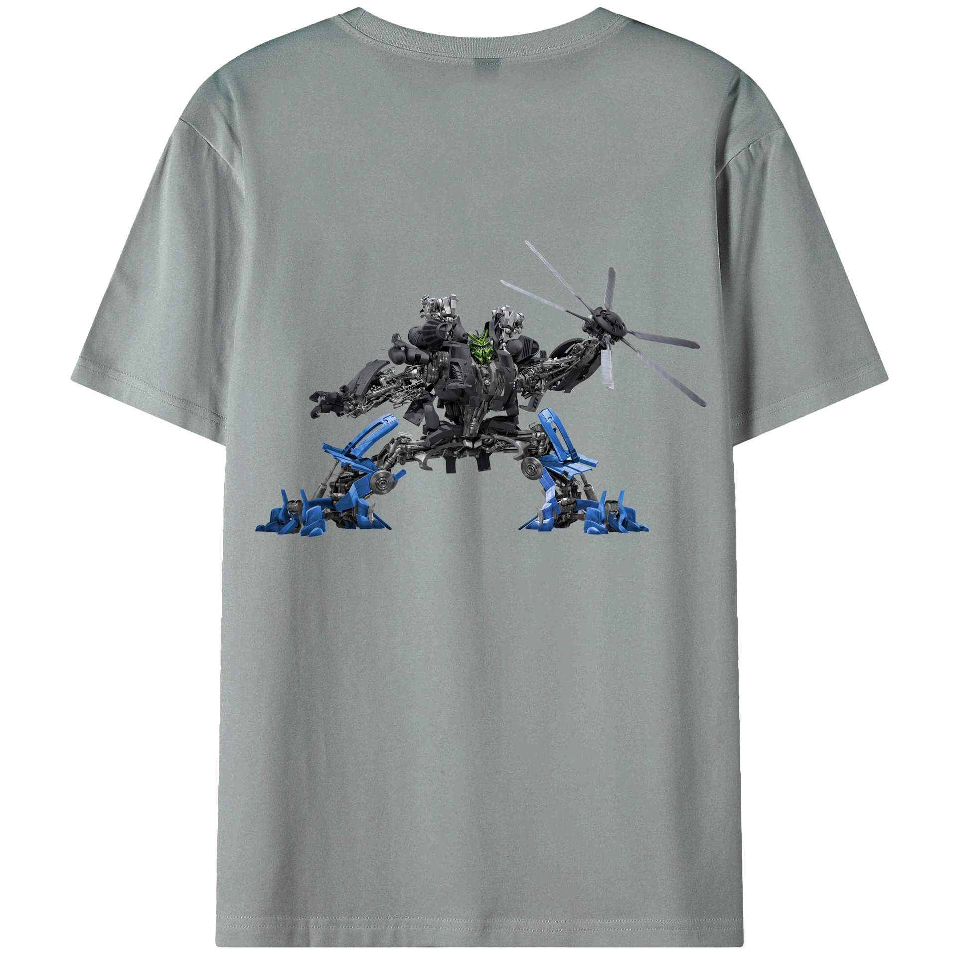 （画像用） Transformers トランスフォーマー 綿100％ メンズ半袖Tシャツ（バックプリント） 通気性